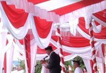 Upacara HUT ke-77 RI, Kakankemenag Pimpin Pembacaan Doa