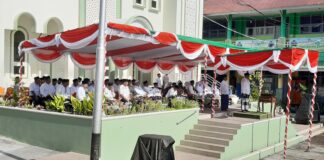 Peringati Hari Santri, Kemenag Ternate Gelar Upacara Bendera