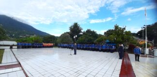 Upacara Tabur Bunga Memperingati HAB ke 77