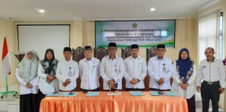 Penandatanganan Perjanjian Kinerja Tahun 2023 Kemenag Kota Ternate