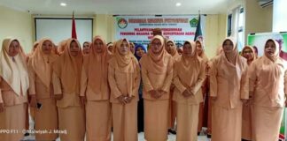 Pengukuhan Pengurus Baru DWP Kemenag Ternate Periode 2019-2024