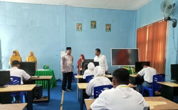 Kakankemenag Pantau Asesmen Madrasah di Kota Ternate