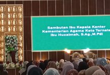 Buka Tasyakuran Dirosa, Ini Harapan Ketua DWP Kemenag Kota Ternate