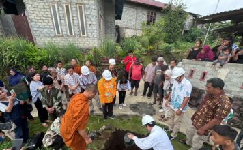 Kasi Bimas Islam Hadiri Peletakan Batu Pertama Pusdiklat Buddhis Dhamma Siloka