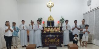 Kemenag Kota Ternate Dampingi Pujabakti Tilem di Vihara Nurani Maitreya