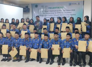 Pelantikan PPPK Tahap II dan Penyerahan SK PPPK Paruh Waktu Warnai Awal Pengabdian Baru ASN Kemenag Malut