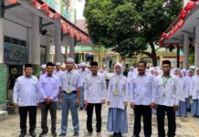 Kakankemenag Ternate Dampingi Kakanwil Buka Ujian Madrasah MAS Alkhairaat Ternate