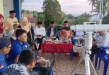 Hilal 1 Syawal 1447 H Belum Terlihat di Ternate, Masyarakat Diminta Tunggu Sidang Isbat