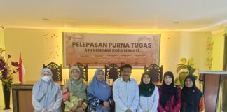 Apresiasi dan Haru Warnai Pelepasan ASN Purna Tugas Kemenag Kota Ternate