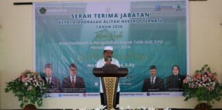 Kakankemenag Ternate Hadiri Sertijab Kepala MAN 1, Dorong Inovasi dan Prestasi Madrasah