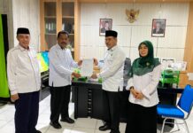 Penguatan Layanan Digital KUA, Kemenag Kota Ternate Terima Bantuan 6 Unit Laptop