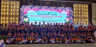 Langkah Kecil Hari Ini, 67 Siswa RA Alkhairaat Skeep Ternate Siap Jadi Pemimpin Masa Depan