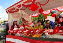 Ratusan Anak RA se-Kota Ternate Meriahkan Karnaval HUT ke-81 RI
