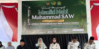 Momentum Maulid Nabi, Penyuluh Agama Islam Ajak Anak Binaan LPKA Ternate Perbaiki Diri