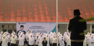 Santri Menguatkan Negeri, Kemenag Ternate Gelar Upacara Hari Santri di Ponpes Hidayatullah